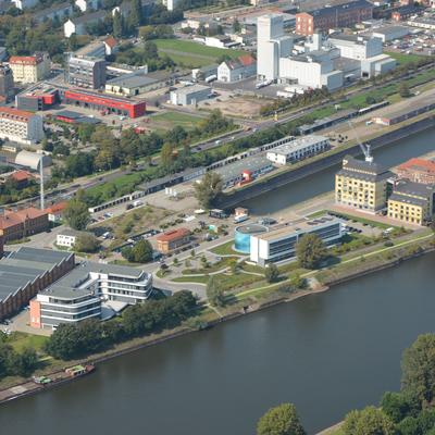 Wissenschaftshafen Luftbild 