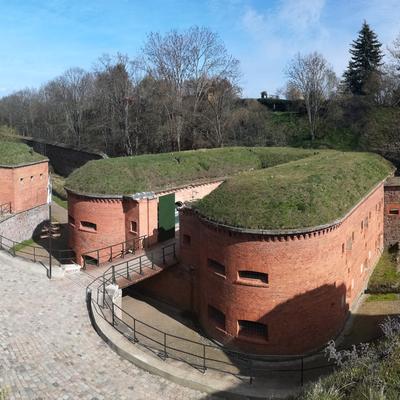 Teilsanierte Magdeburger Festungsanlage Ravelin 2
