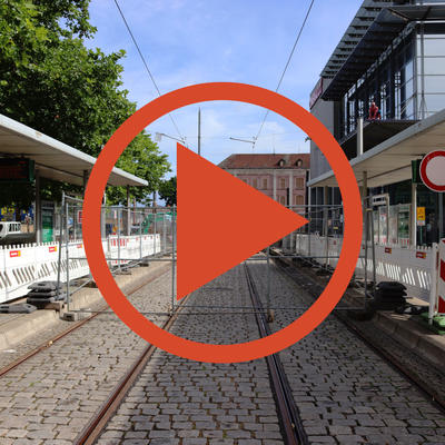 Video: Straßenbahnhaltestellen ab 27.08.2020