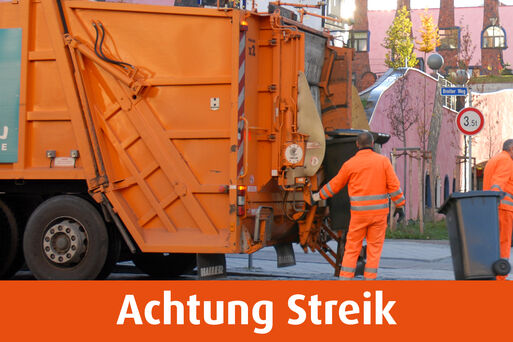 ver.di-Warnstreik vom 24. bis 27. Mrz beim Abfallwirtschaftsbetrieb