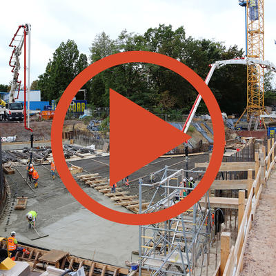Video: Beton für Trog 2
