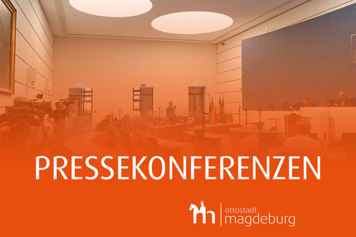 Bild vergrößern: Corona Pressekonferenzen des Magdeburger Oberbürgermeisters
