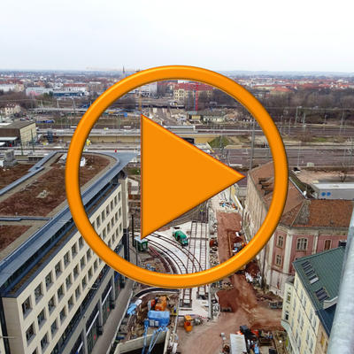 Video: Baustelle von oben 18.03.2021