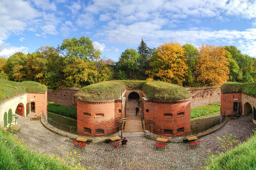 Die Festungsanlage "Ravelin 2" in Magdeburg