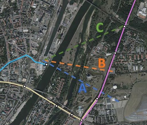 Bild vergrößern: Ergebnisse der Machbarkeitsuntersuchung fr eine Seilbahn in Magdeburg