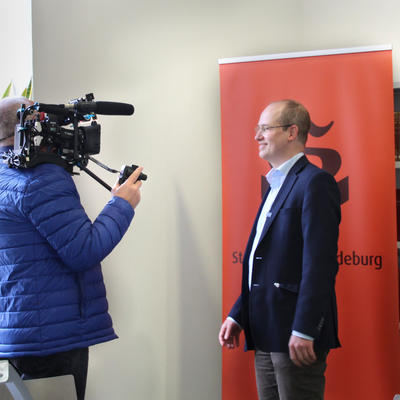 PD Dr. Christoph Volkmar, Leiter des Stadtarchivs, im Interview