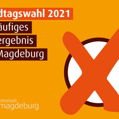 Vorläufiges Endergebnisses Landtagswahl 2021 Sachsen-Anhalt für Magdeburg