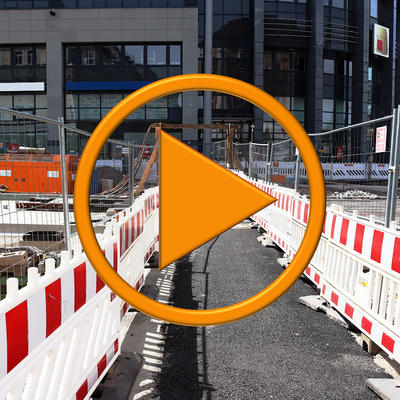 Video: Eröffnung Fußgängerweg