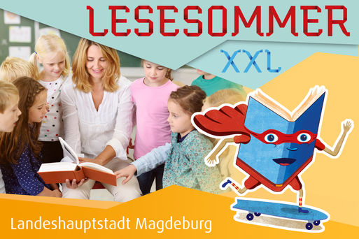 Bild vergrößern: Teaserbild des Magdeburger Lesesommer XXL
