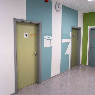 Genderneutrales WC in der BbS Beims Bodestraße Magdeburg