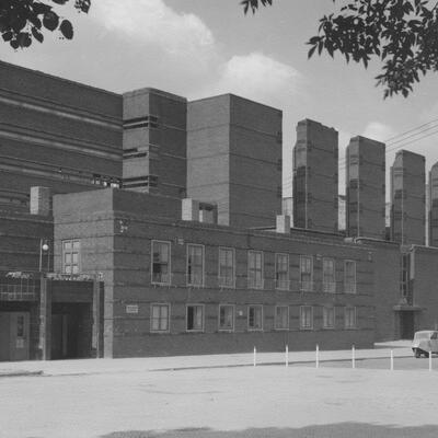 Stadthalle im Stadtpark Rothehorn am 23. August 1957