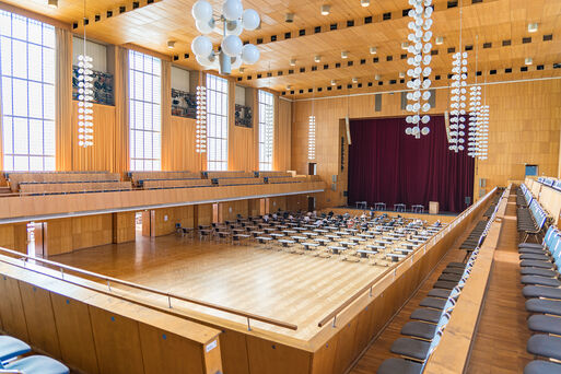 Veranstaltungssaal der Stadthalle Magdeburg aus dem Jahr 2020