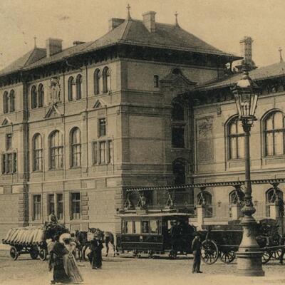 Gesellschaftshaus: Postkartenansicht um 1900
