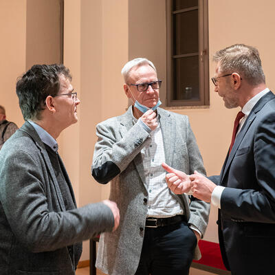 Dr. Carsten Lange, Beigeordneter Holger Platz und Krzysztof Blau
