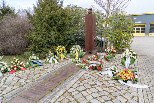 Holocaust-Gedenken am Mahnmal Magda