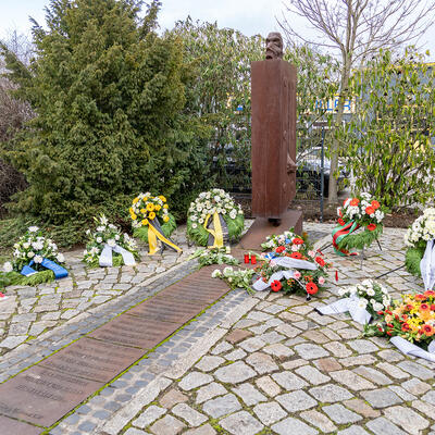 Das Mahnmal Magda in Magdeburg erinnert an die Opfer der NS-Lager