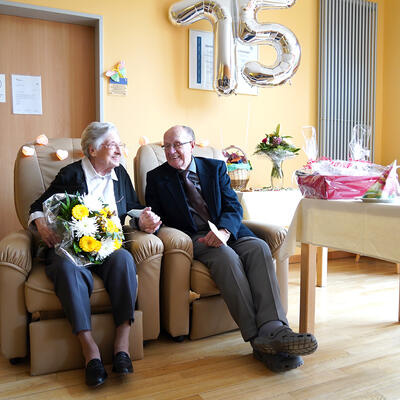 01.02.2022: Günther (95) und Margarete Wagus (98) feiern 75 Jahre Ehejubiläum