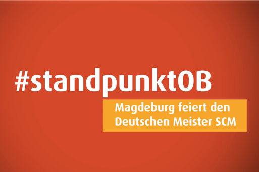 Bildhinweis auf den Videoblog des Magdeburger Oberbürgermeisters