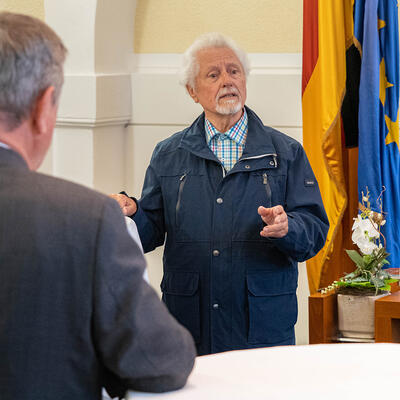 Magdeburgs Alt-Oberbürgermeister Dr. Willi Polte zu Ehren von Helmut Herdt