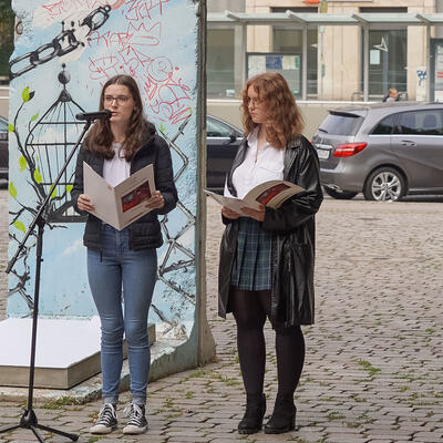 Marie Dolores Badtke und Sarah Maria Roslansky zu den Mauer-Opfern aus Magdeburg