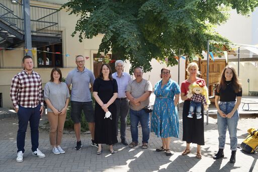 Bild vergrößern: Kita Weltkinderhaus bei AWO-Sommertour