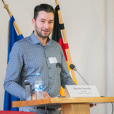Gastredner Mario Sowislo zur ersten Magdeburger Netzwerkkonferenz