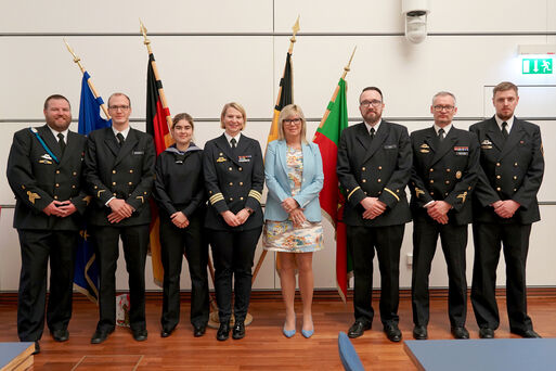 Korvette Magdeburg: Marine-Delegation »Bravo« zu Besuch