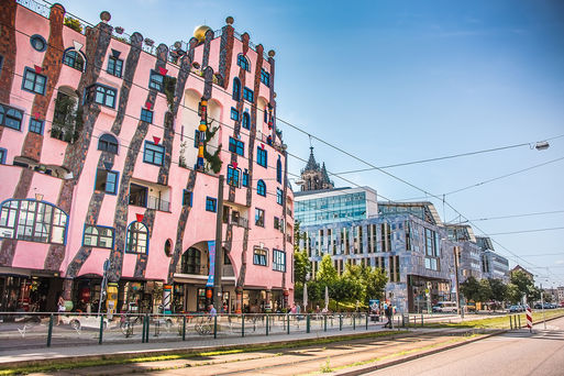 Hundertwasserhaus und Nord LB