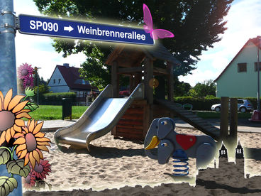 Bild vergrößern: SP090 Spielplatz Weinbrennerallee