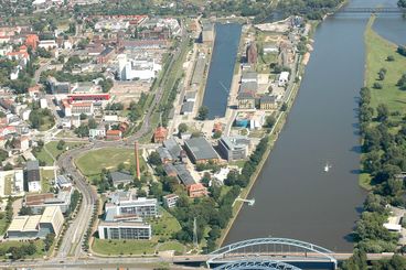 Luftbild Wissenschaftshafen