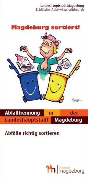 Flyer Abfälle richtig sortieren