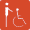 Bild vergrößern: Eingeschränkt zugänglich für Rollstuhlfahrer
