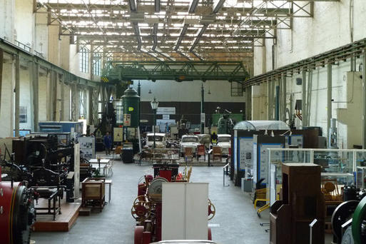 Bild vergrößern: Ausstellungshalle im Technikmuseum Magdeburg © Technikmuseum Magdeburg