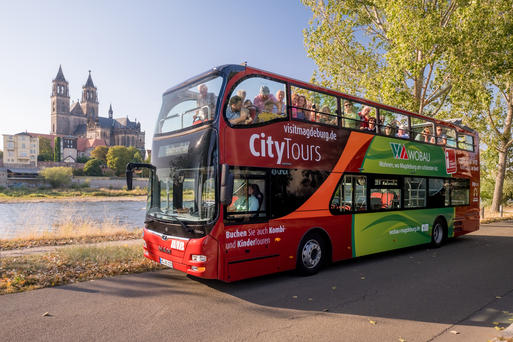 Stadtrundfahrt im Doppeldeckerbus ©Andreas Lander