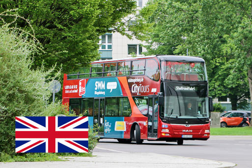Interner Link: Guided City Tour on a Double-Decker Bus - 1 Hour