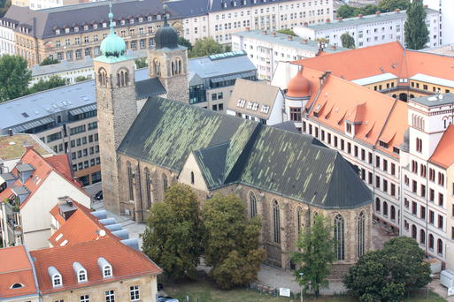 St. Sebastian Innenraum Luftaufnahme  Stefan Feldt 