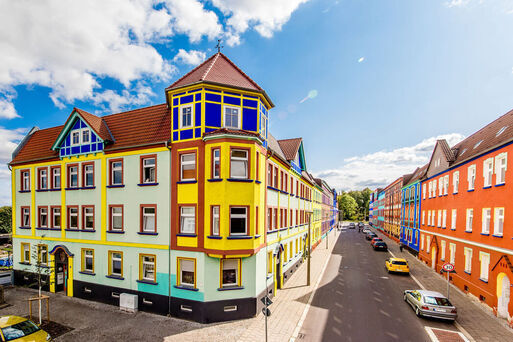 Bild vergrößern: 1. Otto-Richter-Straße Fassadenanstrich:1921