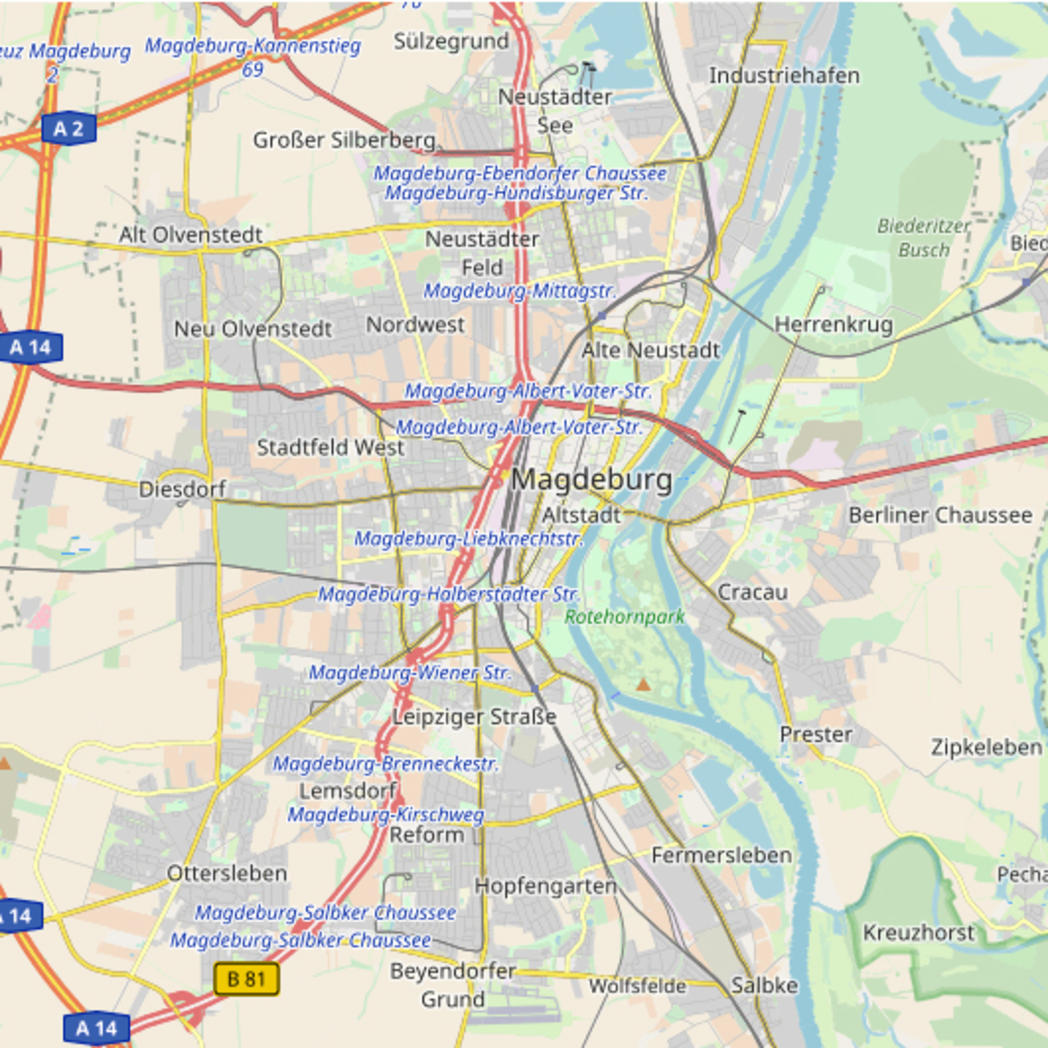 Stadtplan / Landeshauptstadt Magdeburg magdeburg.de