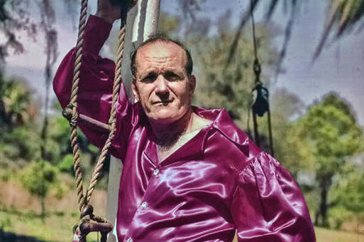 Portrait of the Flying Wallendas daredevil circus act founder Karl Wallenda  Joseph Janney Steinmetz
