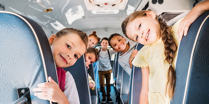 Stadtrundfahrt im Bus der Gruppe