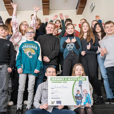E-Waste Race-Wettbewerb: Umweltbildung fr Schulausflug