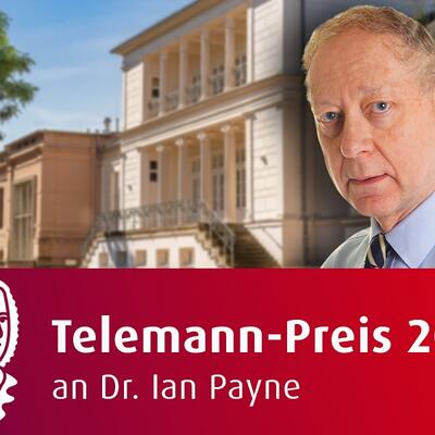 Telemann-Preis 2023 an Dr. Ian Payne