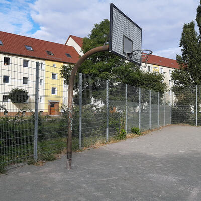 Der Bolzplatz in der Gardeleger Straße in Magdeburg Neue Neustadt soll saniert werden