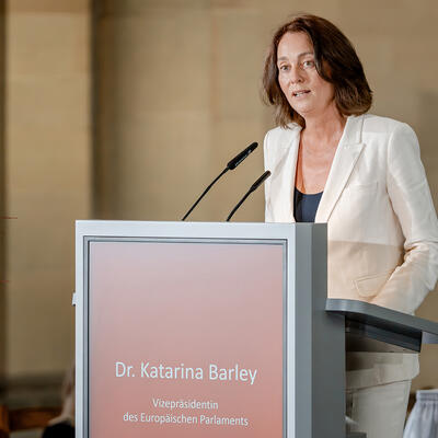 Dr. Katarina Barley, Vizepräsidentin des EU-Parlaments im Magdeburger Dom