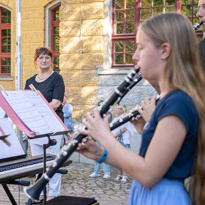 Musikalisches Programm zur Einweihung der Goethe-Schule in Magdeburg Sudenburg