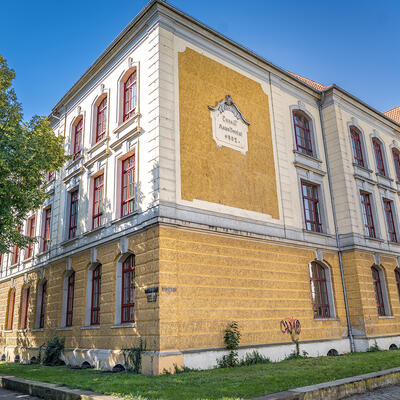 Das historische Gemäuer der Goethe-Schule in Magdeburg Sudenburg