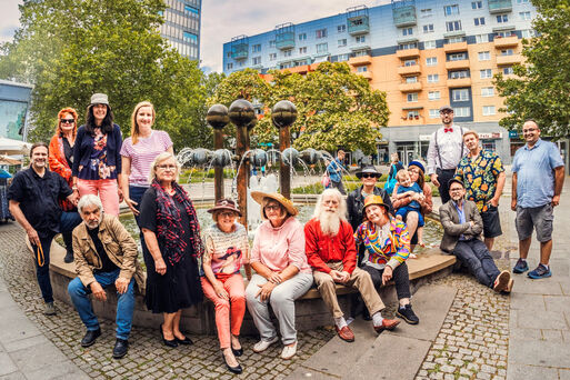 Bild vergrößern: Das Orgateam der 10. Magdeburger Kulturnacht 2023