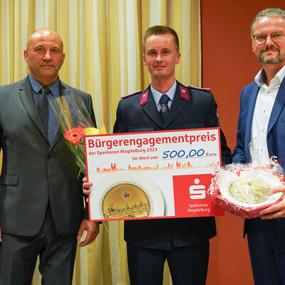 Der Bürgerengagementpreis 2023 für die Freiwillige Feuerwehr Magdeburg Diesdorf