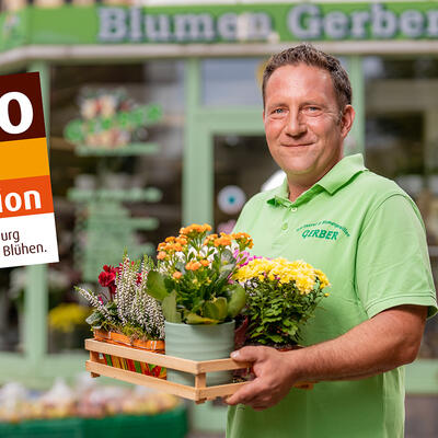 Blumen Gerber ist eines der Traditionsunternehmen der neuen Kampagne "Otto hat Tradition"