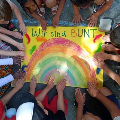 Wir sind bunt - Kita Bummi